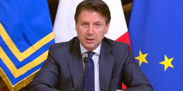 giuseppe conte in diretta