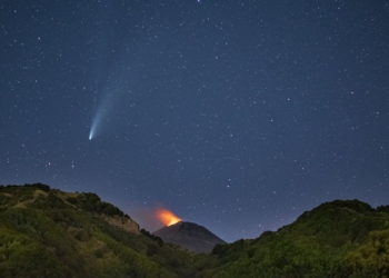 etna e cometa