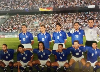 La nazionale di calcio alle Universiadi 1997