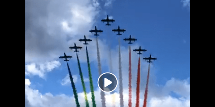 frecce tricolori genova video