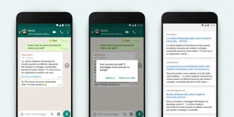 whatsapp verifica google fake news