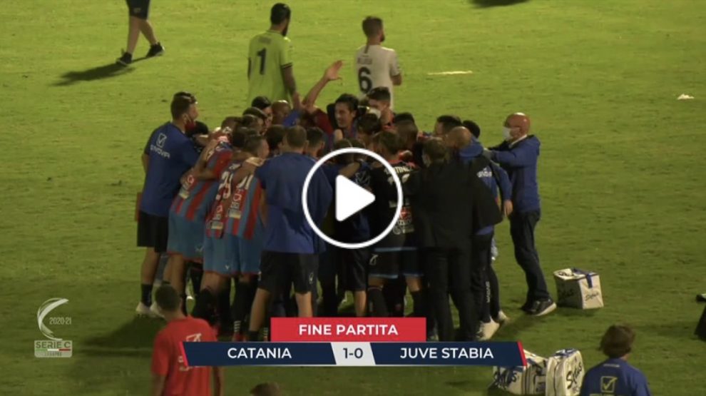 Calcio Catania Juve Stabia video