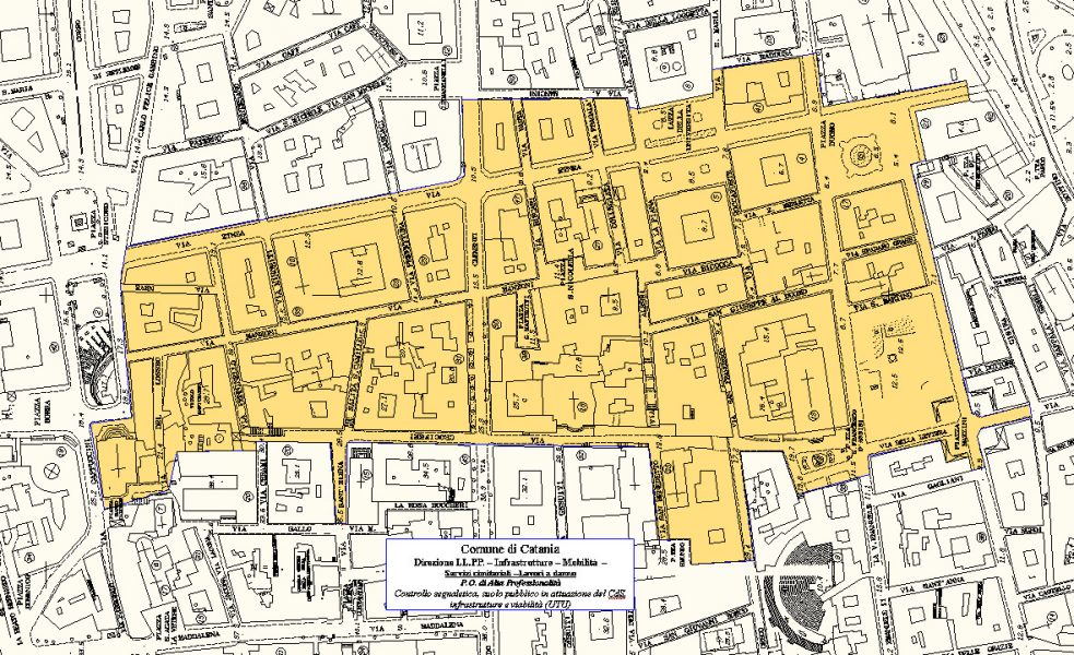 catania chiusura auto domenica centro storico