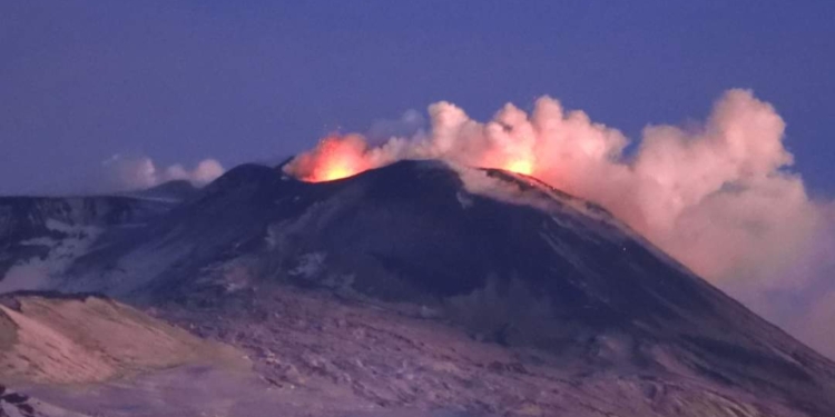 etna eruzione dicembre