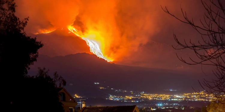 etna eruzione 18 febbraio