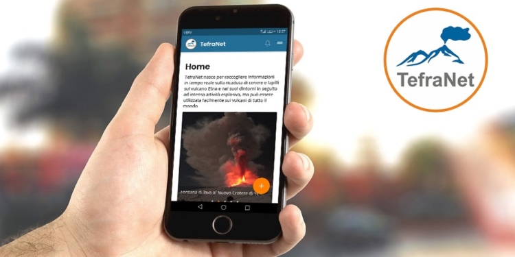 tefranet app per il monitoraggio delle eruzioni vulcaniche