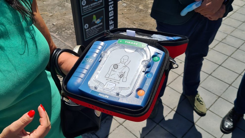 defibrillatore rubato a Catania
