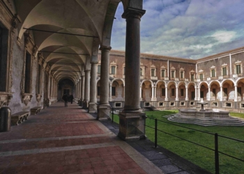 chiostro monastero dei benedettini