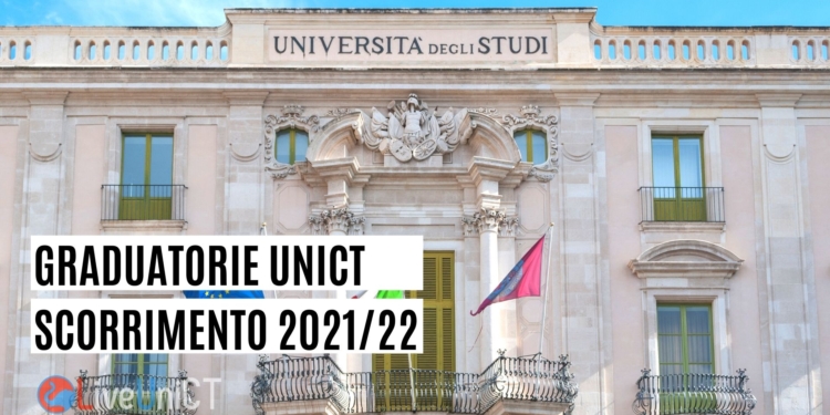 scorrimento graduatorie unict 2021 22