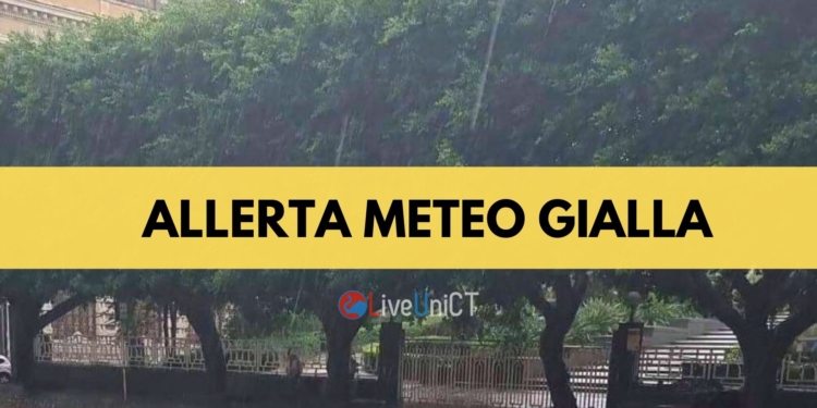 meteo sicilia allerta gialla