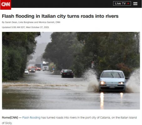 maltempo Catania CNN