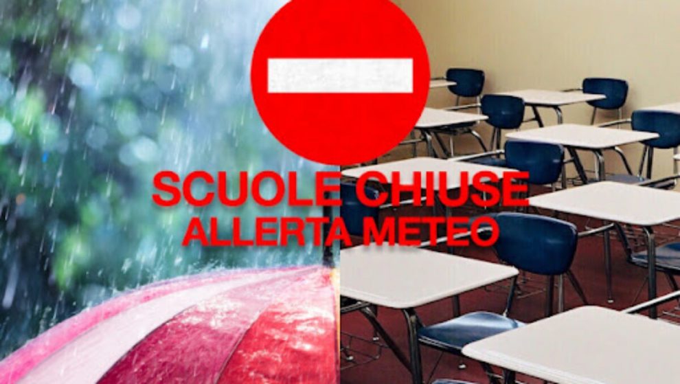 allerta meteo rossa scuole chiuse