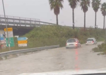 strade allagate zona aeroporto catania