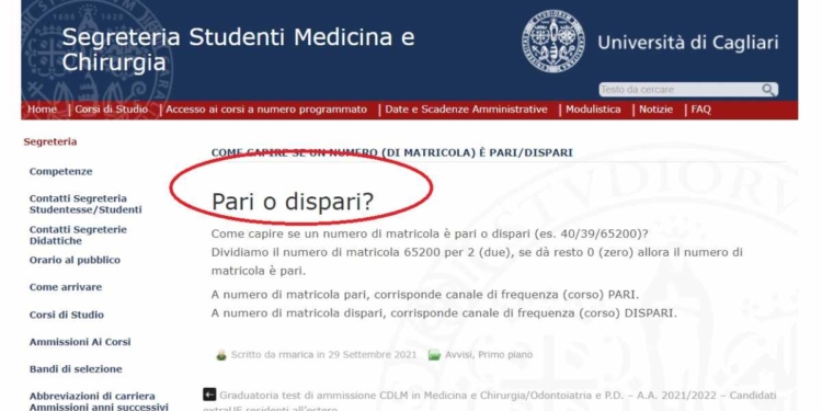 università cagliari