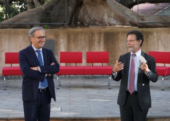 il presidente della Ssc Daniele Malfitana e il rettore Francesco Priolo