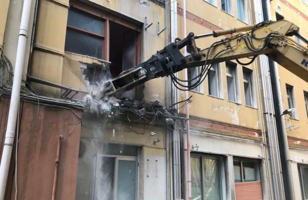 demolizione ospedale santa marta Catania