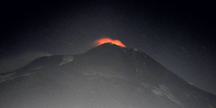 eruzione etna 10 febbraio 2022