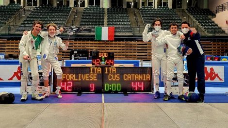 scherma CUS Catania campione d'Italia
