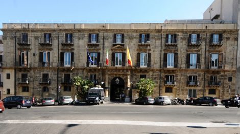 covid Sicilia Palazzo D'Orleans