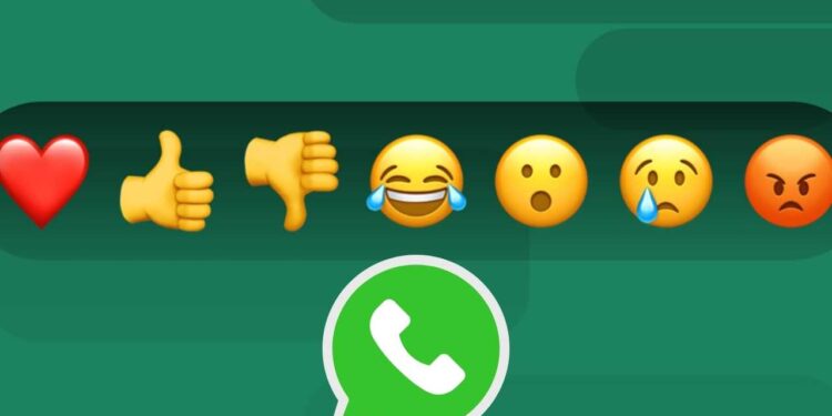 whatsapp reazioni