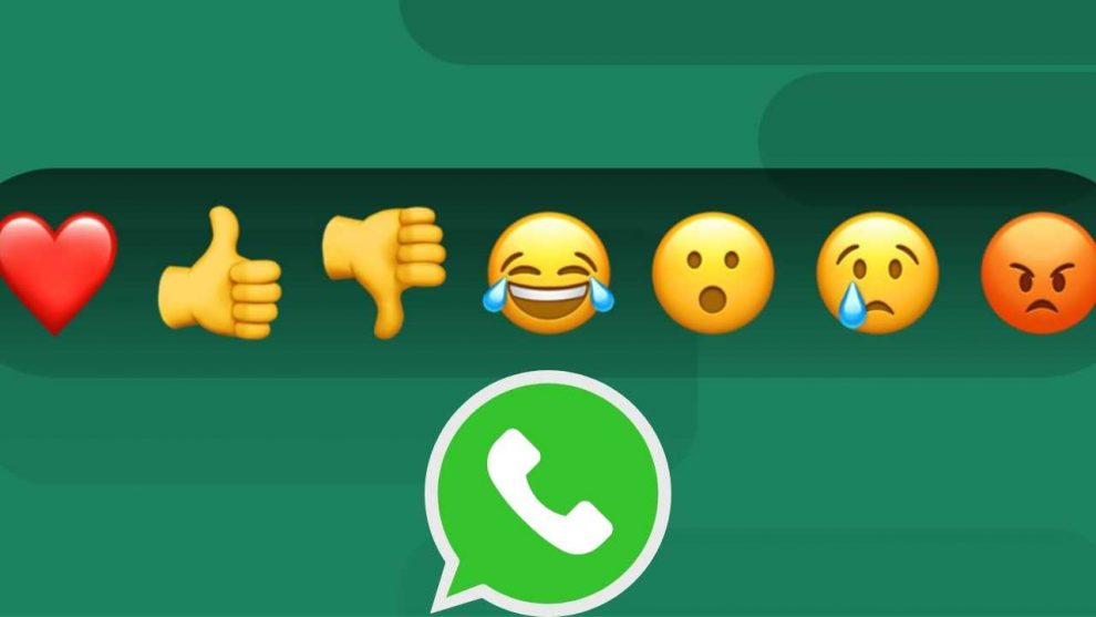 whatsapp reazioni