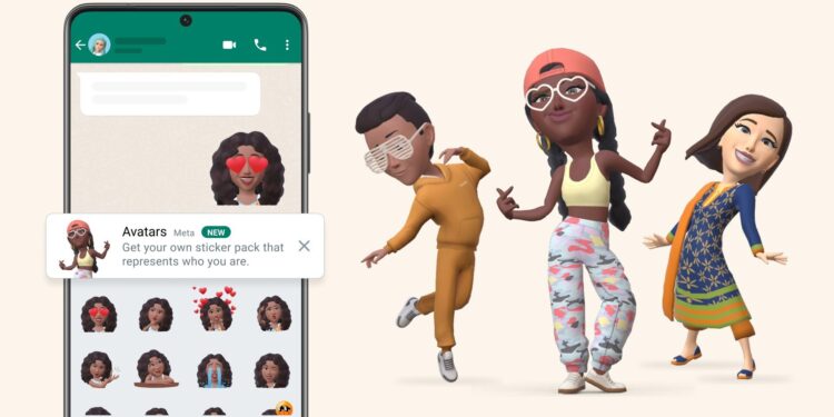 whatsapp incluye una función de avatares personalizables