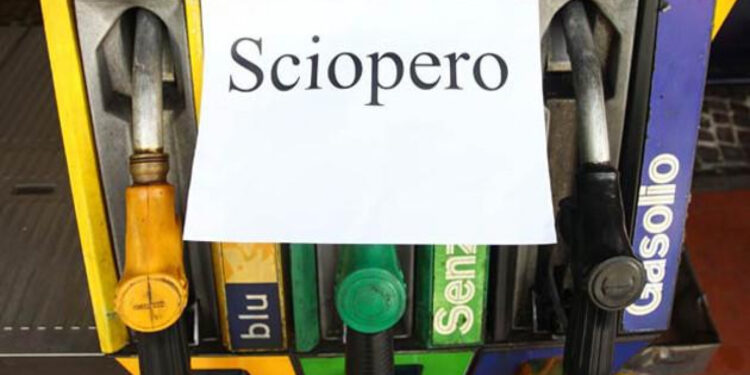 sciopero benzinai 25 26 gennaio