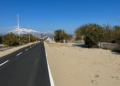 sabbia della playa sulle strade di catania