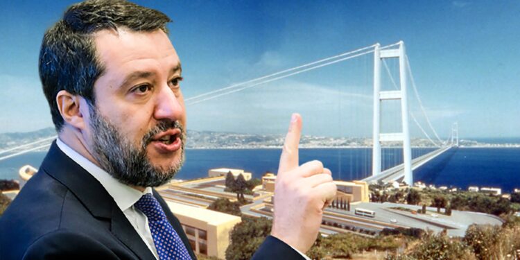 matteo salvini ponte sullo stretto di messina