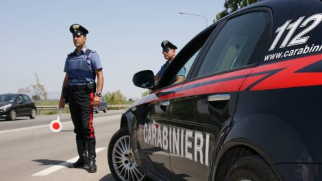 Controllo in strada dei Carabinieri