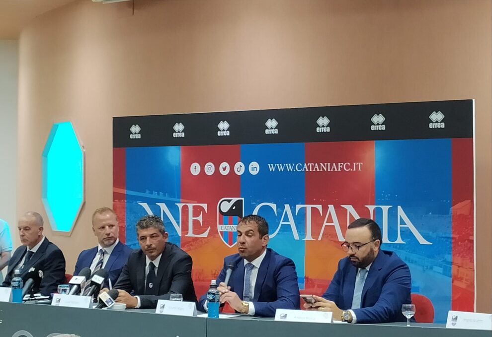 conferenza stampa Catania FC
