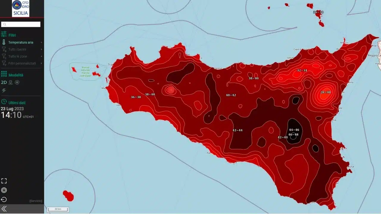 Caldo, comune nel Catanese con la temperatura più alta dell’Isola: dove