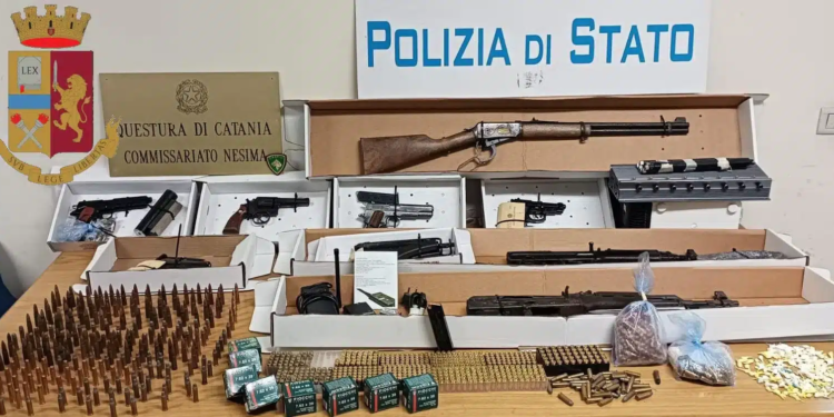 sequestro armi droga catania