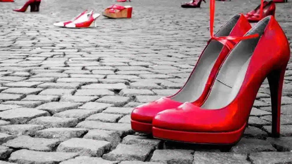 marcia scarpe rosse catania 25 novembre