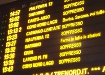 sciopero treni 30 novembre