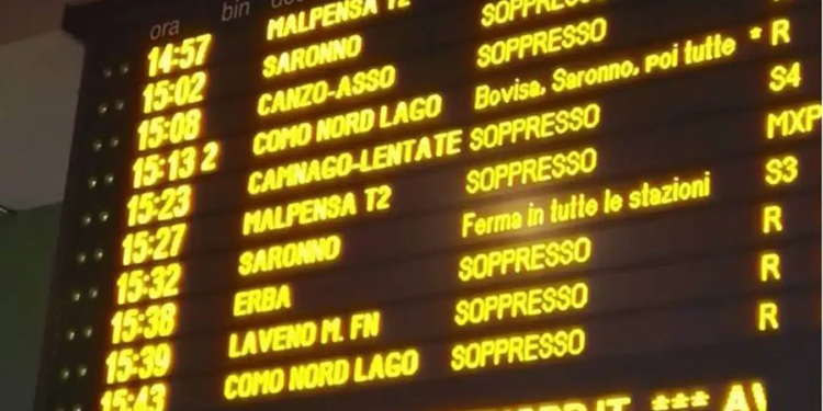 sciopero treni 30 novembre