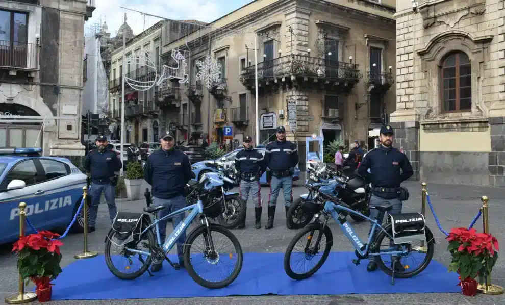 e-bike controlli polizia catania centro