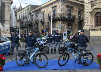 e-bike controlli polizia catania centro