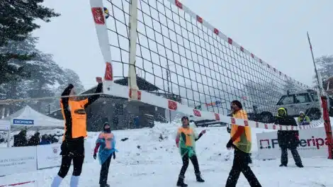 snow-volley