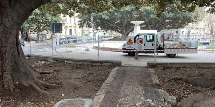 lavori riqualificazione piazza santa maria di gesù catania