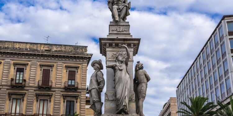 itinerario bellini catania monumento