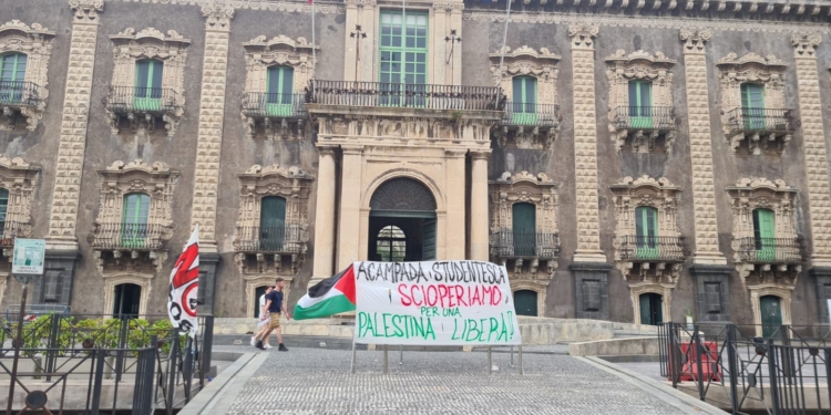 sciopero unict palestina