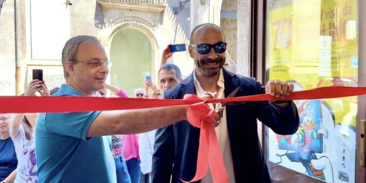 marco grasso e antonio mannino inaugurano la mostra