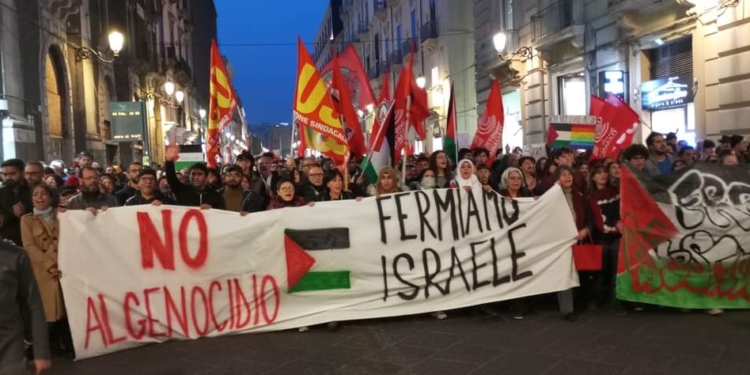 corteo palestina