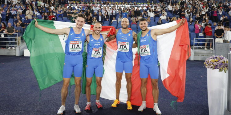 europei atletica italia 4x100