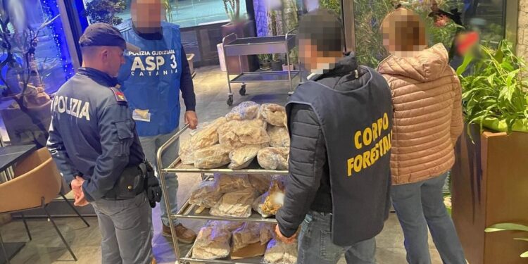 task force coordinata dalla polizia di stato controllato ristorante asiatico sequestrati quasi 200 kg di alimenti non tracciati ed elevate sanzioni amministrative per oltre 10000