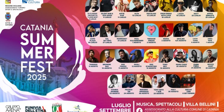 manifesto immagine summer fest giardino bellini