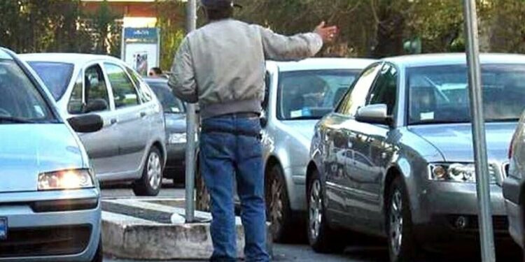 parcheggiatore abusivo
