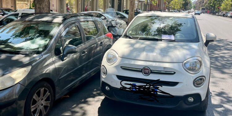 trantino biglietto parcheggio irregolare catania