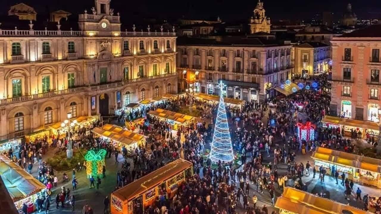 Natale a Catania, tutto pronto per l’accensione delle luminarie e per i mercatini